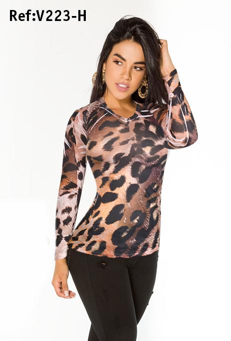 Tigre Blusa Sexy Dama