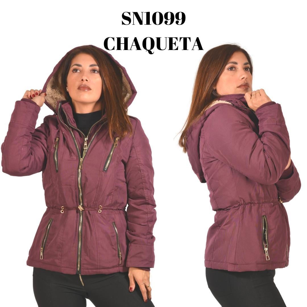 Chaqueta Americana de Moda Con Gorro, Doble Cierre