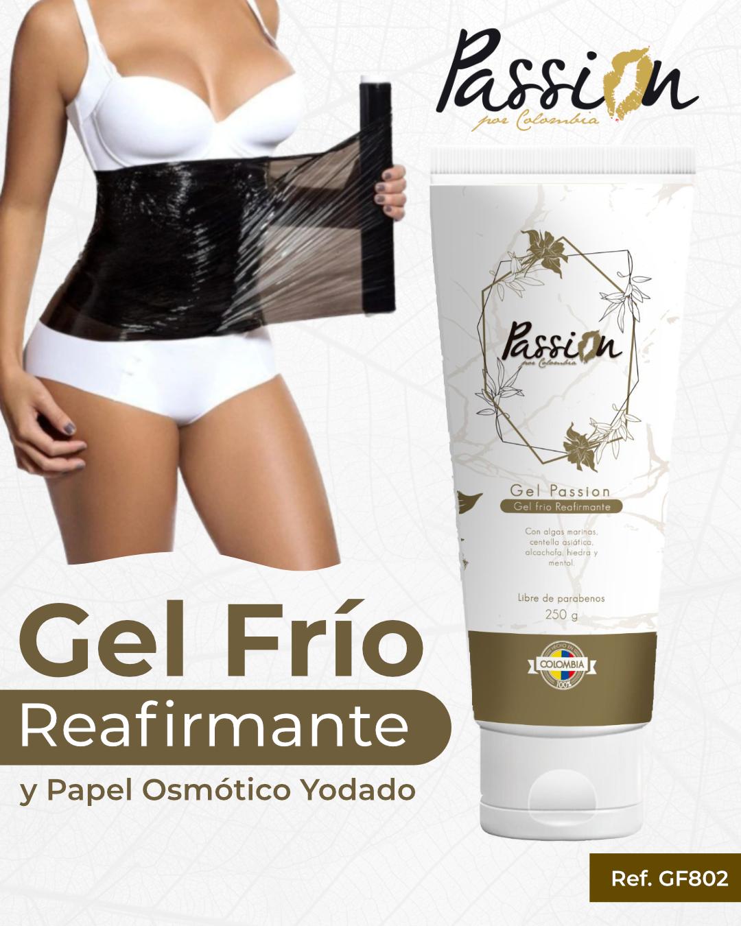 Combo Gel Frio Reafirmante + Rollo Papel Yodado Osmótico de 100 Metros