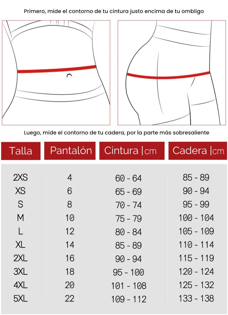 Faja Medio Muslo Con Cierre Frontal